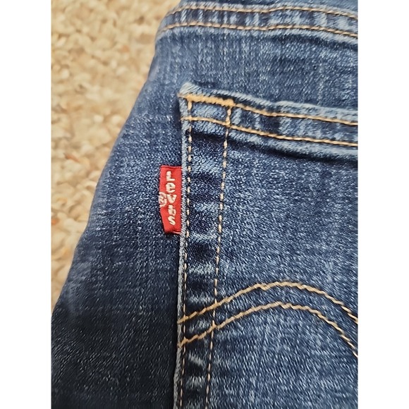 Levi's 29 Boyfriend Jeans Blue Denim Stretch Women's Fits 30x27 - Picture 15 of 15